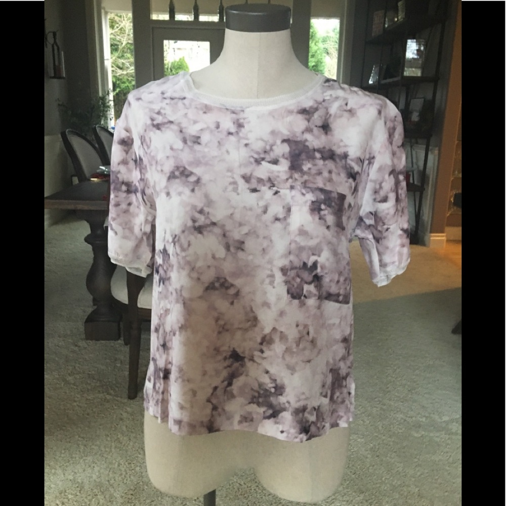 NWT Quinn silk cropped top